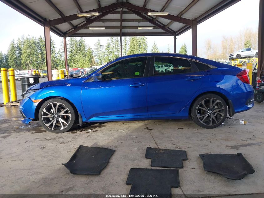 2021 Honda Civic Sport VIN: 19XFC2F8XME002653 Lot: 43957634