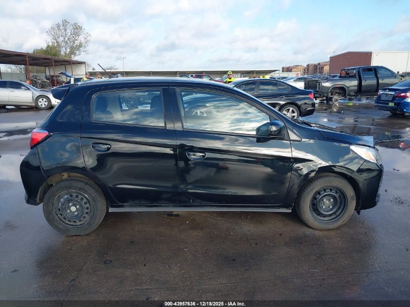 2022 Mitsubishi Mirage Es/Le VIN: ML32AUHJ5NH009332 Lot: 43957636