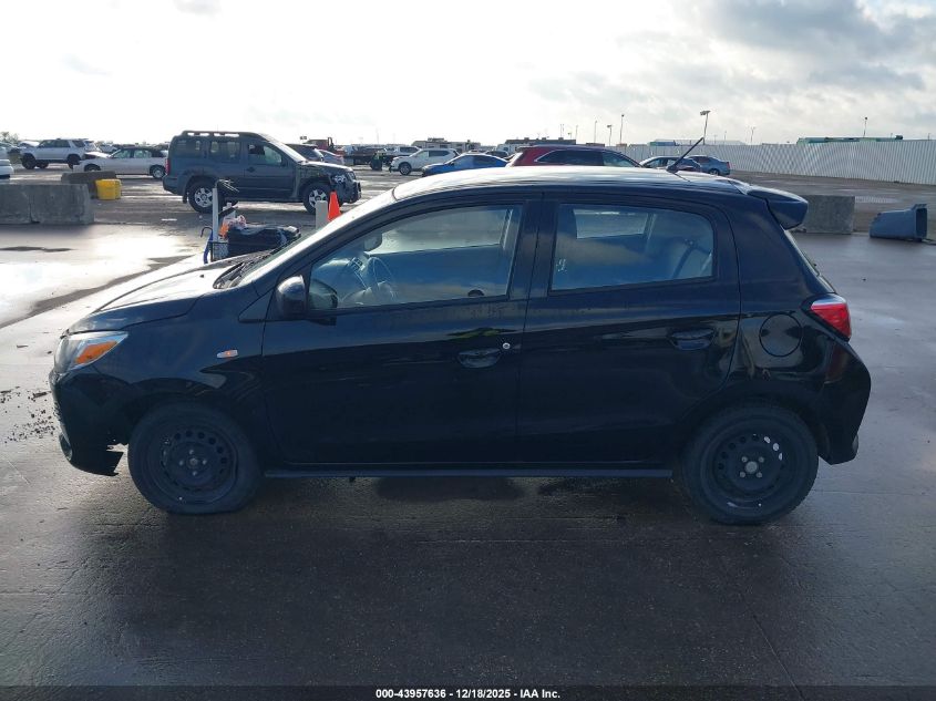 2022 Mitsubishi Mirage Es/Le VIN: ML32AUHJ5NH009332 Lot: 43957636