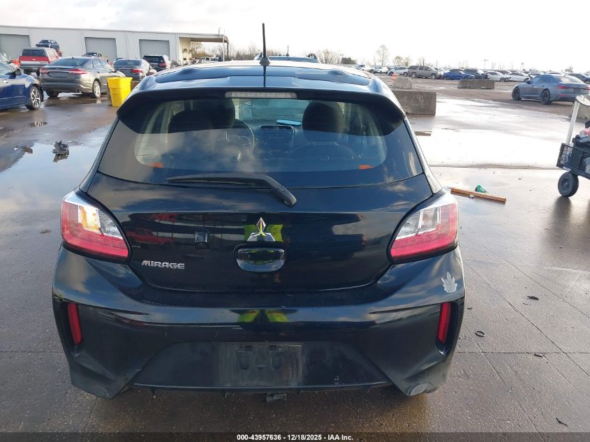 2022 Mitsubishi Mirage Es/Le VIN: ML32AUHJ5NH009332 Lot: 43957636