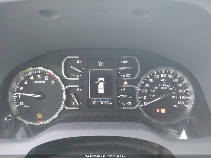 2019 Toyota Tundra Sr5 5.7L V8 VIN: 5TFDW5F11KX788360 Lot: 43957648