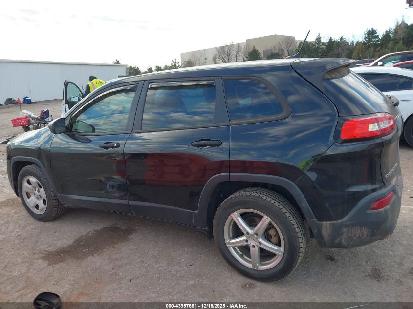 2016 Jeep Cherokee Sport VIN: 1C4PJLAB6GW165717 Lot: 43957661