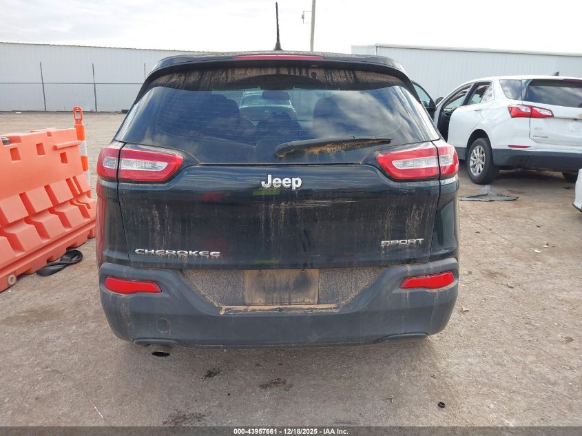 2016 Jeep Cherokee Sport VIN: 1C4PJLAB6GW165717 Lot: 43957661