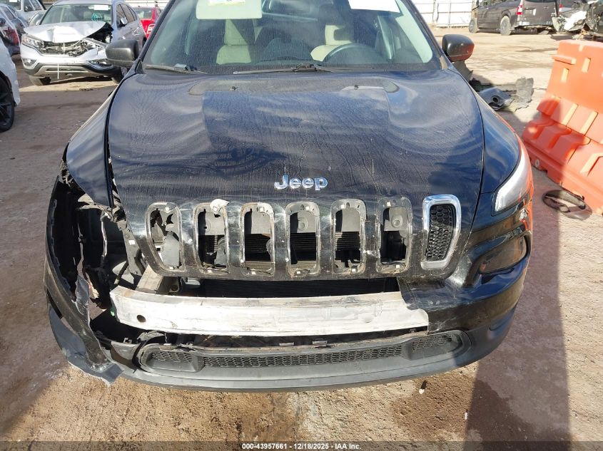 2016 Jeep Cherokee Sport VIN: 1C4PJLAB6GW165717 Lot: 43957661