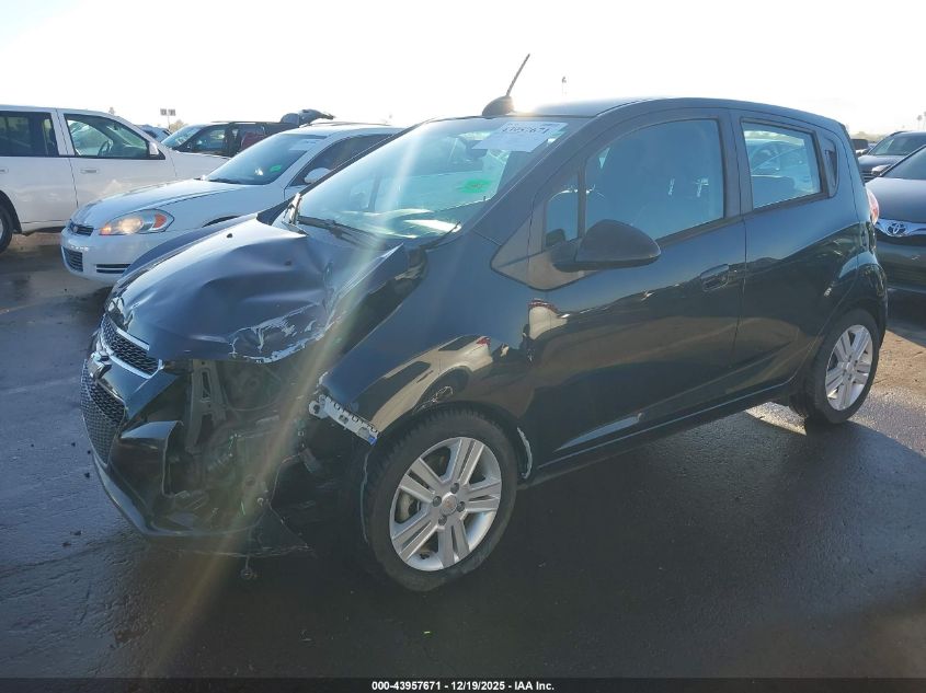 2015 Chevrolet Spark Ls Manual VIN: KL8CA6S96FC748079 Lot: 43957671
