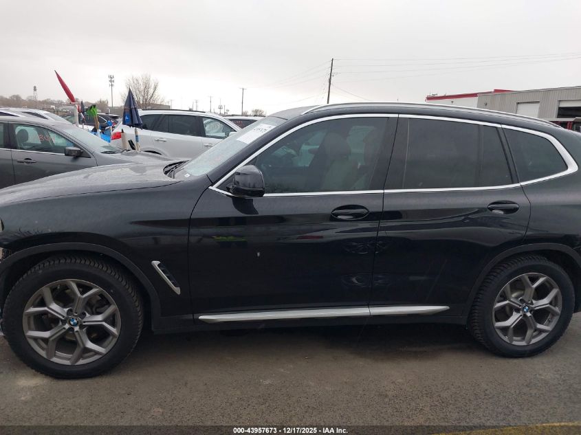 2020 BMW X3 xDrive30I VIN: 5UXTY5C05L9B17931 Lot: 43957673