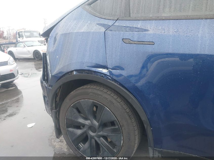 2025 Tesla Model Y Long Range Dual Motor All-Wheel Drive VIN: 7SAYGDEE8SF238602 Lot: 43957695