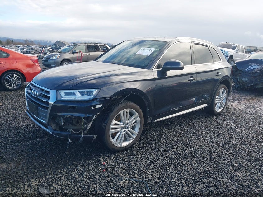 Vin: wa1bnafyxj2210568, lot: 44453372, audi q5 2.0t premium/2.0t tech premium 20182