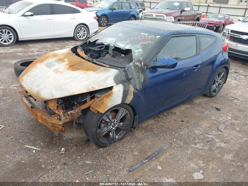 2017 Hyundai Veloster Value Edition VIN: KMHTC6AD4HU322133 Lot: 43957757