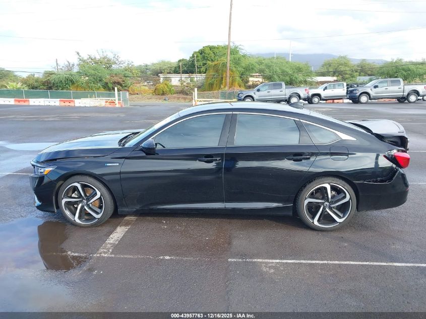 2022 Honda Accord Hybrid Sport VIN: 1HGCV3F21NA016932 Lot: 43957763