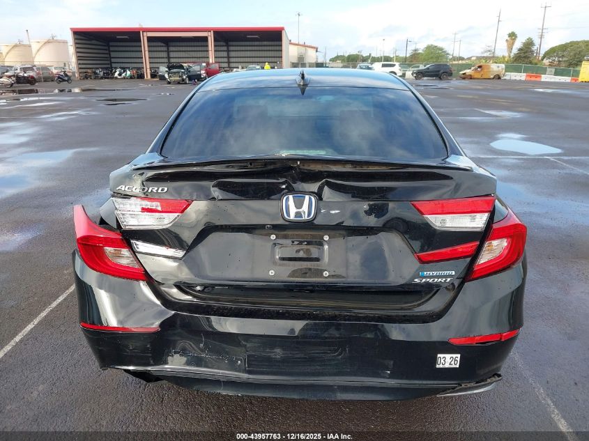 2022 Honda Accord Hybrid Sport VIN: 1HGCV3F21NA016932 Lot: 43957763