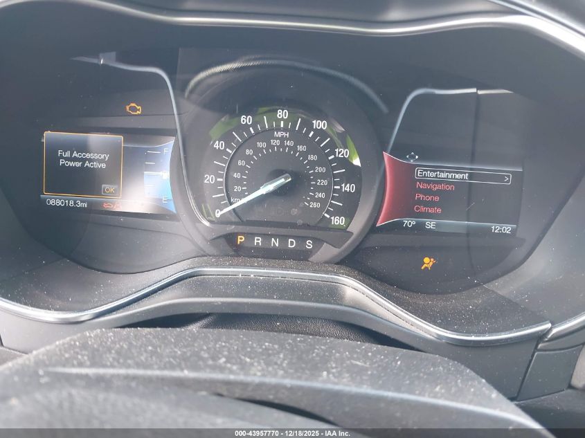 2016 Ford Fusion Titanium VIN: 3FA6P0K96GR279410 Lot: 43957770