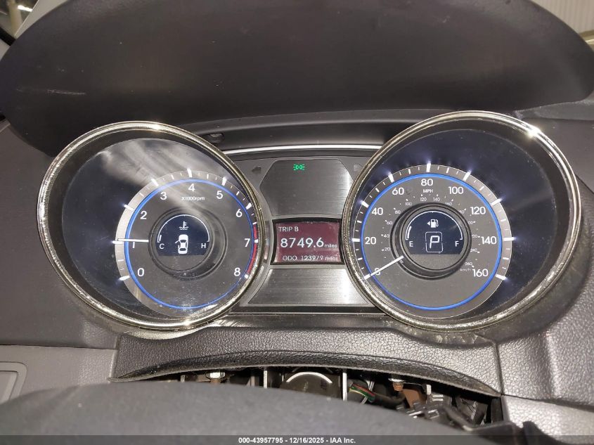 2013 Hyundai Sonata Gls VIN: 5NPEB4AC7DH510015 Lot: 43957795