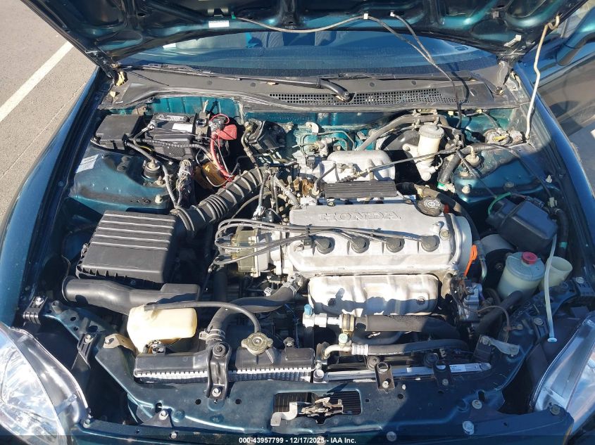 1997 Honda Del Sol Si VIN: JHMEH6268VS001538 Lot: 43957799