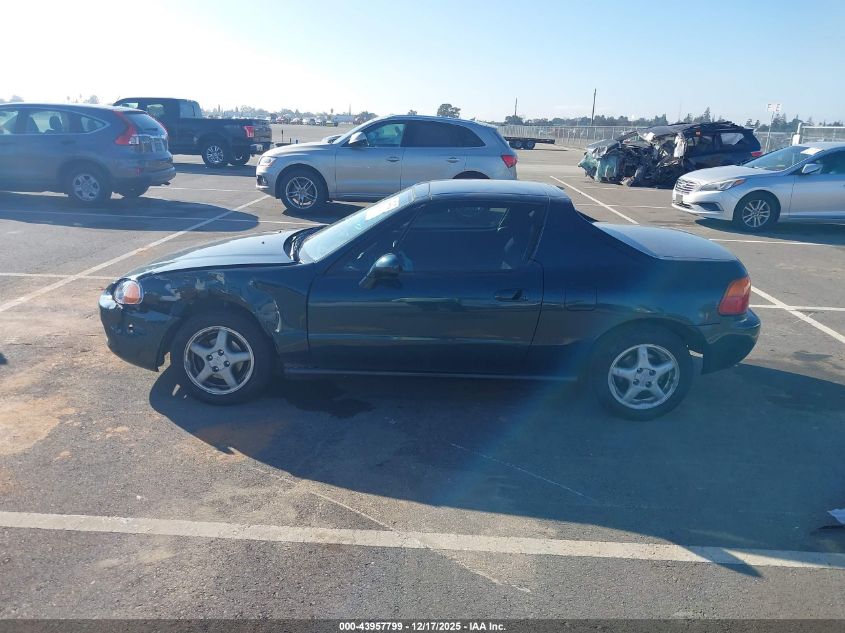 1997 Honda Del Sol Si VIN: JHMEH6268VS001538 Lot: 43957799