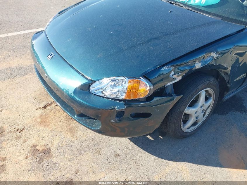 1997 Honda Del Sol Si VIN: JHMEH6268VS001538 Lot: 43957799