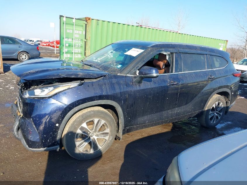 2020 Toyota Highlander Xle VIN: 5TDGZRBH7LS514800 Lot: 43957807