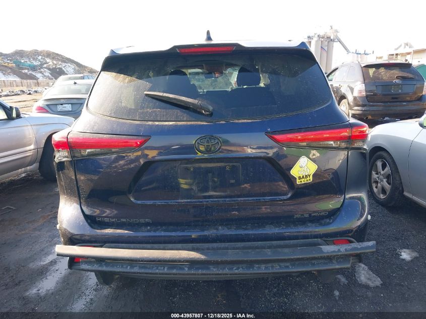 2020 Toyota Highlander Xle VIN: 5TDGZRBH7LS514800 Lot: 43957807