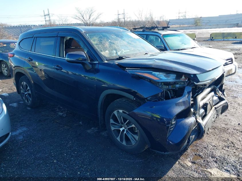 2020 Toyota Highlander Xle VIN: 5TDGZRBH7LS514800 Lot: 43957807