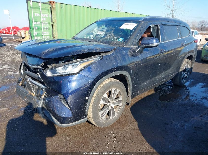 2020 Toyota Highlander Xle VIN: 5TDGZRBH7LS514800 Lot: 43957807