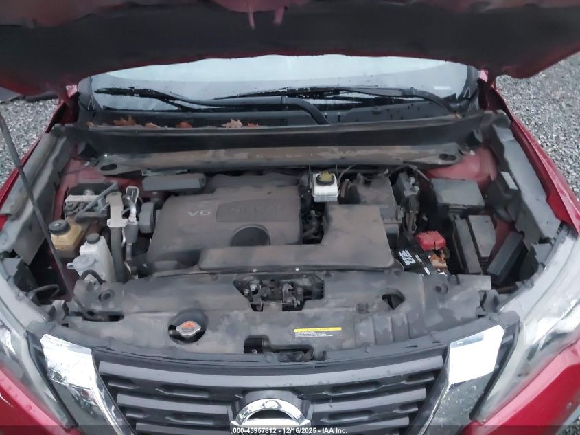 2017 Nissan Pathfinder Sl VIN: 5N1DR2MN4HC606805 Lot: 43957812