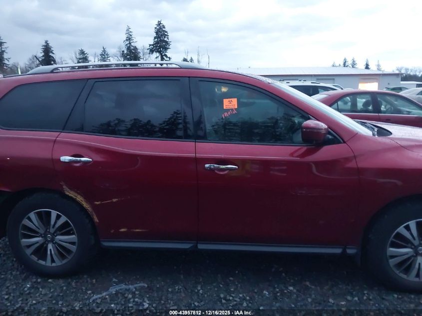 2017 Nissan Pathfinder Sl VIN: 5N1DR2MN4HC606805 Lot: 43957812