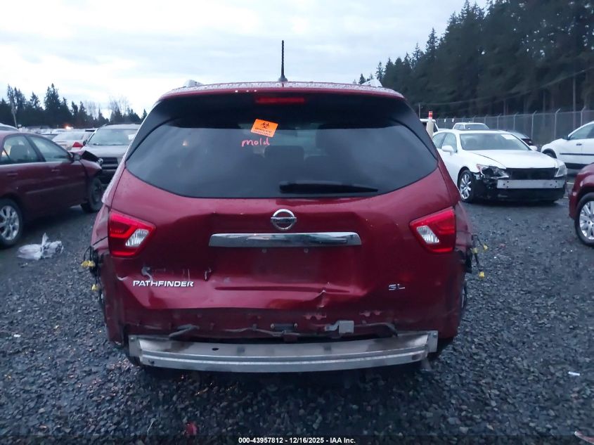 2017 Nissan Pathfinder Sl VIN: 5N1DR2MN4HC606805 Lot: 43957812