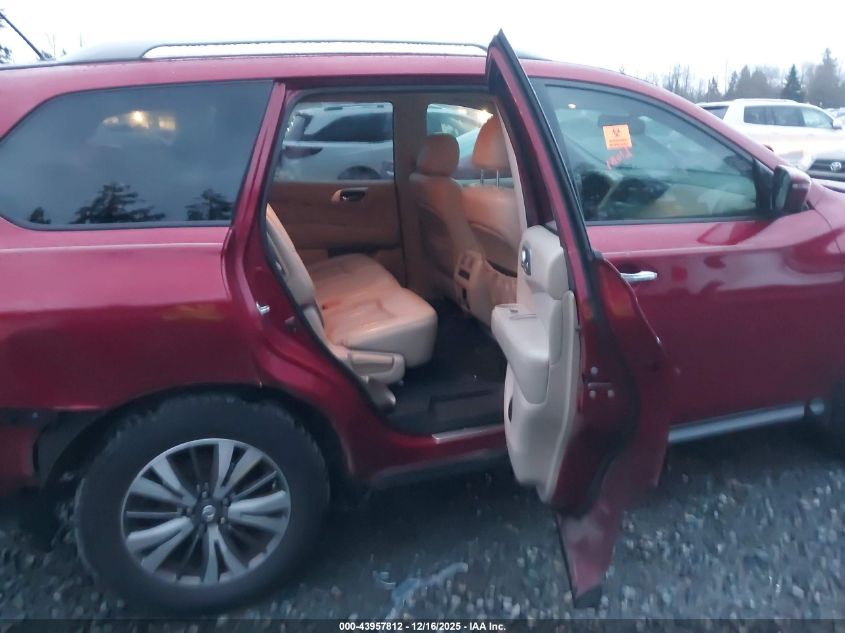2017 Nissan Pathfinder Sl VIN: 5N1DR2MN4HC606805 Lot: 43957812