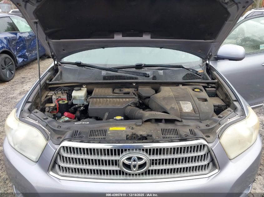 2008 Toyota Highlander Hybrid Limited VIN: JTEEW44A882014366 Lot: 43957819