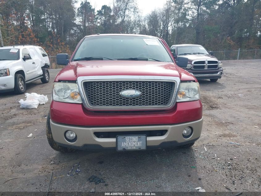 2008 Ford F-150 Lariat VIN: 1FTPW12V68FB17831 Lot: 43957821