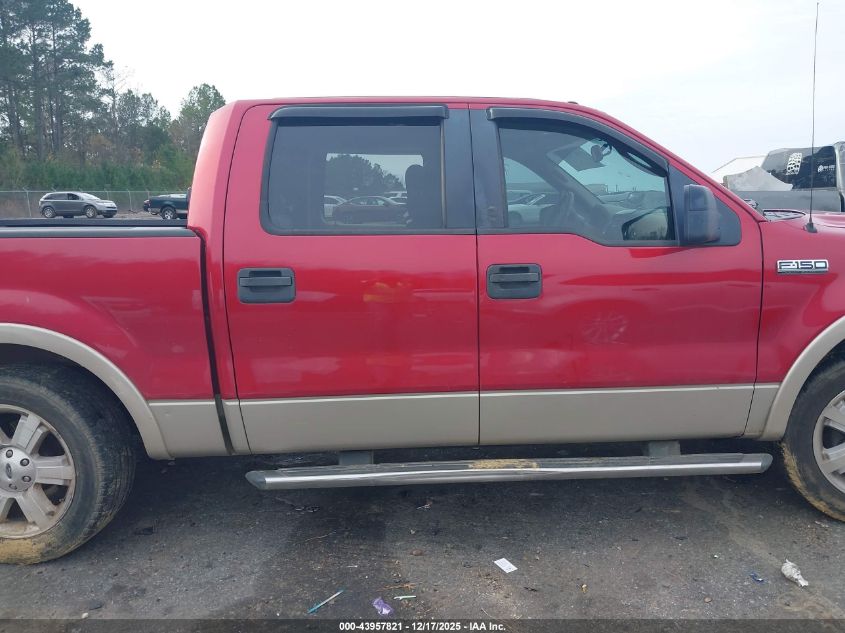 2008 Ford F-150 Lariat VIN: 1FTPW12V68FB17831 Lot: 43957821