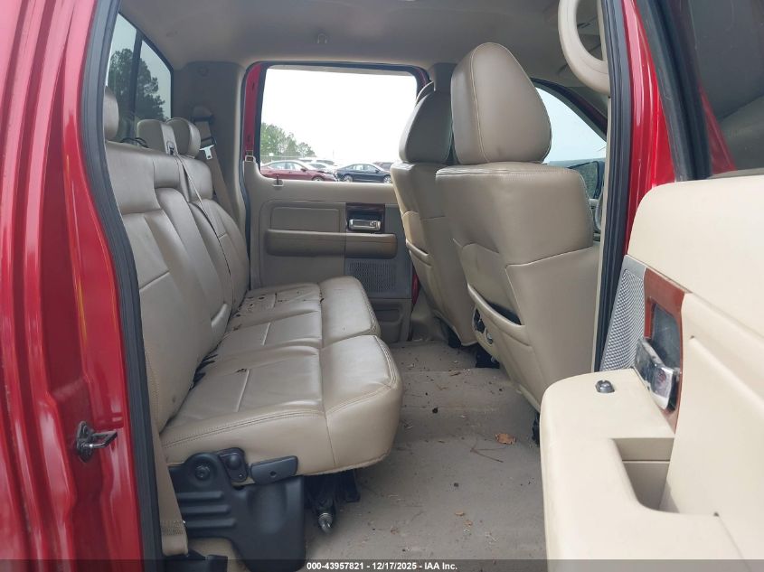 2008 Ford F-150 Lariat VIN: 1FTPW12V68FB17831 Lot: 43957821