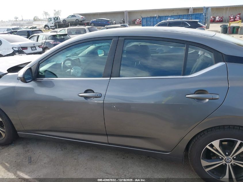 2021 Nissan Sentra Sv Xtronic Cvt VIN: 3N1AB8CV7MY254551 Lot: 43957832