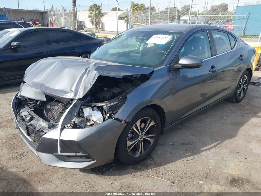 2021 Nissan Sentra Sv Xtronic Cvt VIN: 3N1AB8CV7MY254551 Lot: 43957832