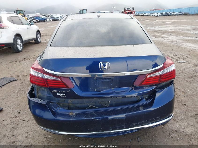 2017 Honda Accord Ex-L VIN: 1HGCR2F80HA155117 Lot: 43957833