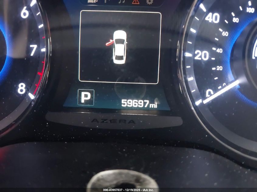 2017 Hyundai Azera VIN: KMHFG4JG4HA589001 Lot: 43957837