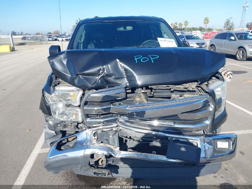 2015 Ford F-150 Lariat VIN: 1FTFW1EF7FFC24447 Lot: 43957838