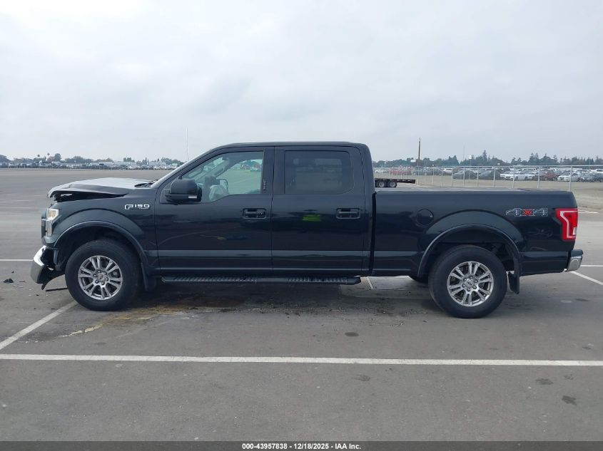 2015 Ford F-150 Lariat VIN: 1FTFW1EF7FFC24447 Lot: 43957838