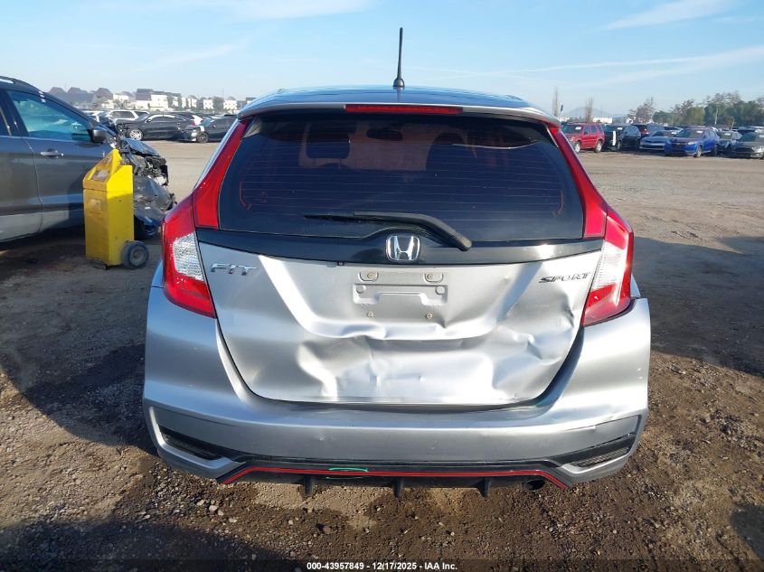 2019 Honda Fit Sport VIN: 3HGGK5H62KM741301 Lot: 43957849