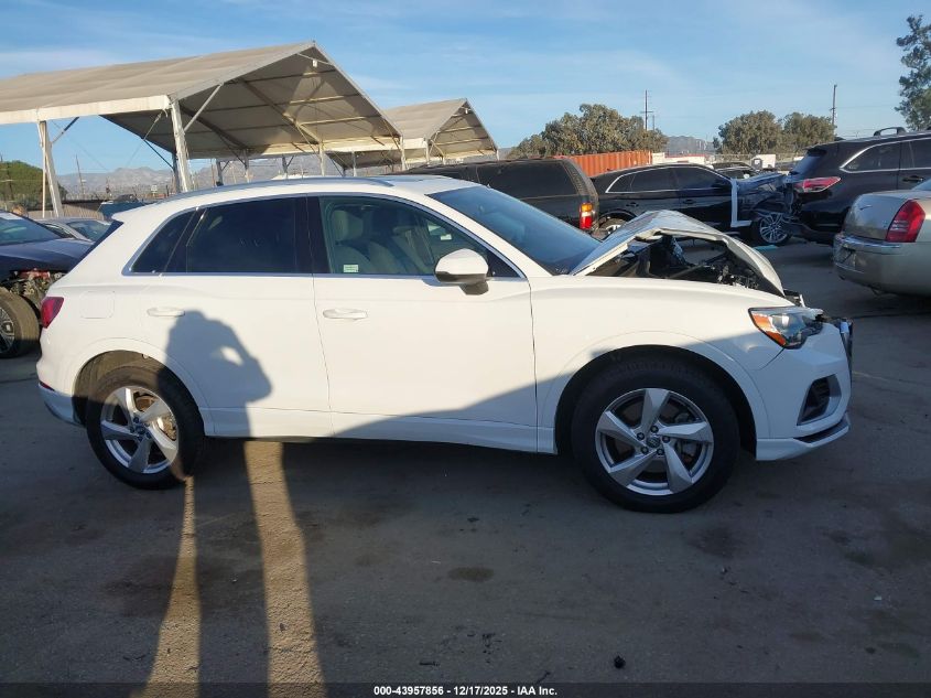 2020 Audi Q3 Premium 45 Tfsi Quattro Tiptronic VIN: WA1AECF31L1029704 Lot: 43957856