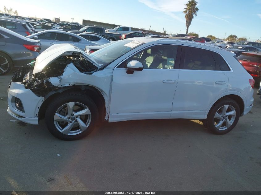 2020 Audi Q3 Premium 45 Tfsi Quattro Tiptronic VIN: WA1AECF31L1029704 Lot: 43957856