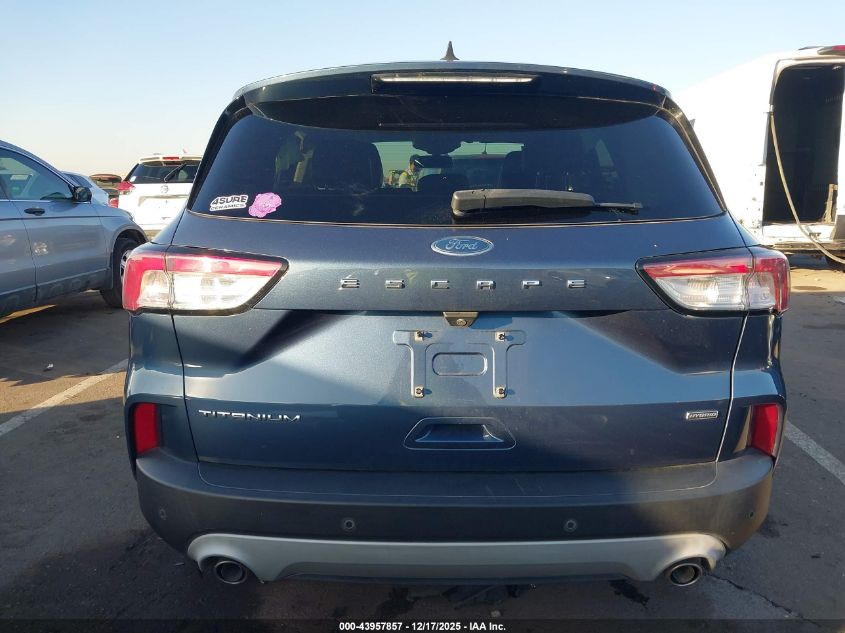 2020 Ford Escape Titanium Hybrid VIN: 1FMCU0DZ4LUC50196 Lot: 43957857