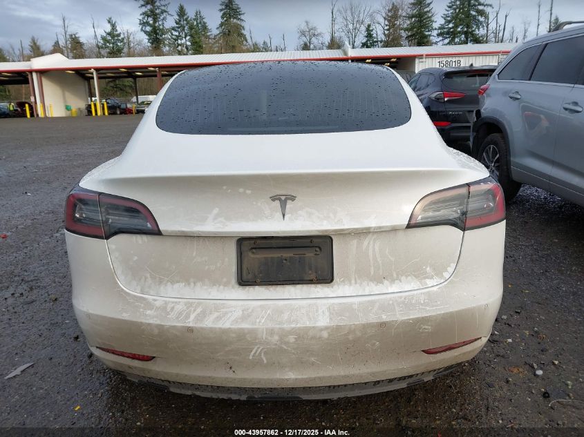 2020 Tesla Model 3 Standard Range Plus Rear-Wheel Drive/Standard Range Rear-Wheel Drive VIN: 5YJ3E1EA0LF612906 Lot: 43957862