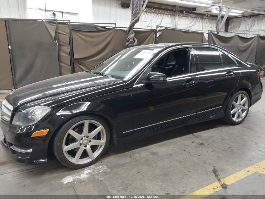 2013 Mercedes-Benz C 250 Sport VIN: WDDGF4HBXDA790617 Lot: 43957865