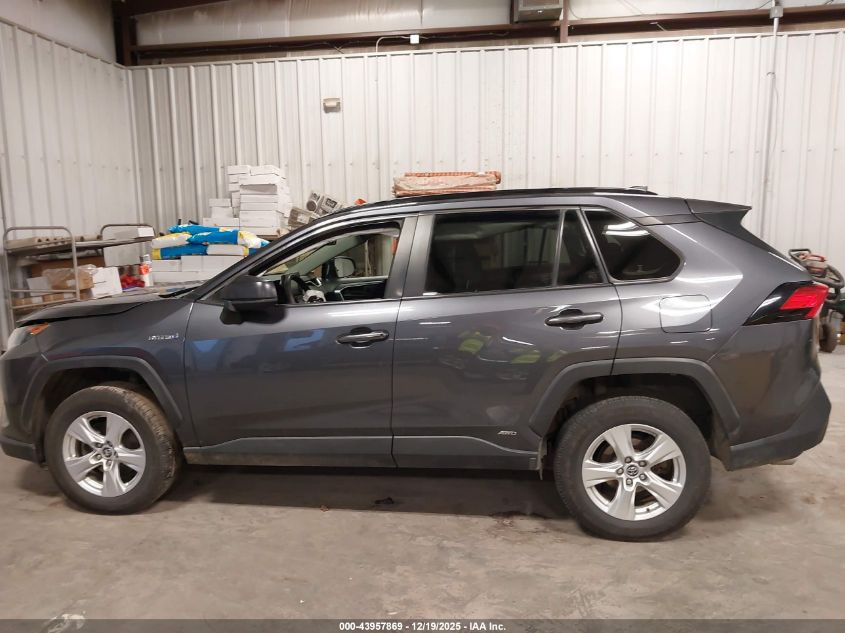 2019 Toyota Rav4 Hybrid Le VIN: JTMLWRFV7KD018445 Lot: 43957869