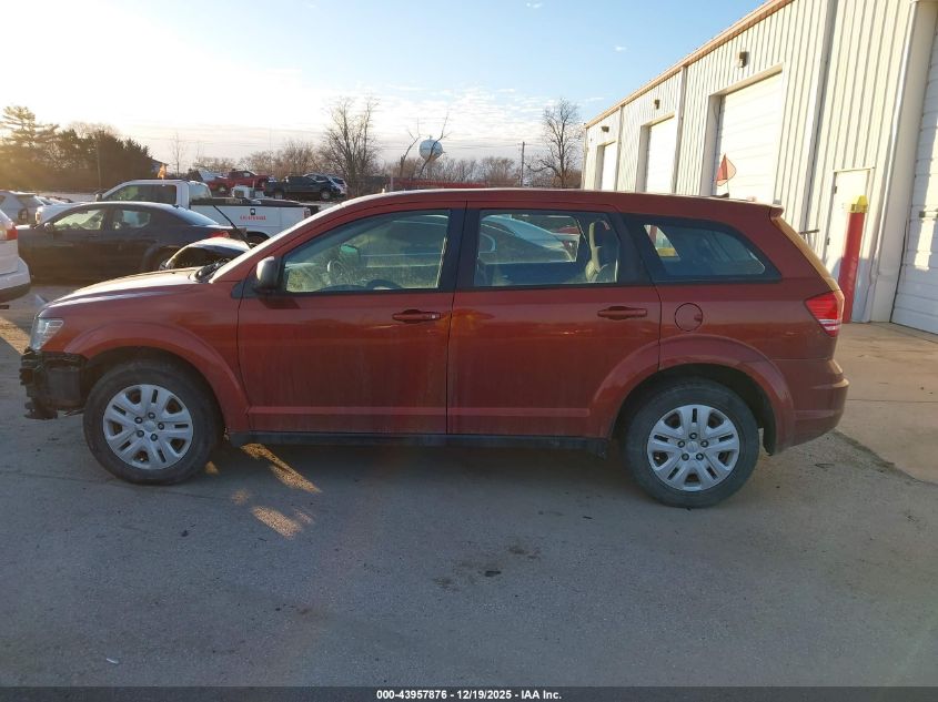 2014 Dodge Journey American Value Pkg VIN: 3C4PDCAB8ET227483 Lot: 43957876