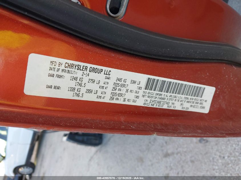 2014 Dodge Journey American Value Pkg VIN: 3C4PDCAB8ET227483 Lot: 43957876