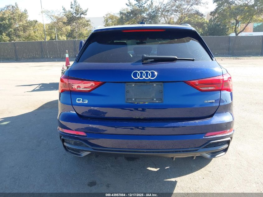 2022 Audi Q3 Premium 45 Tfsi S Line Quattro Tiptronic VIN: WA1DECF30N1146027 Lot: 43957884