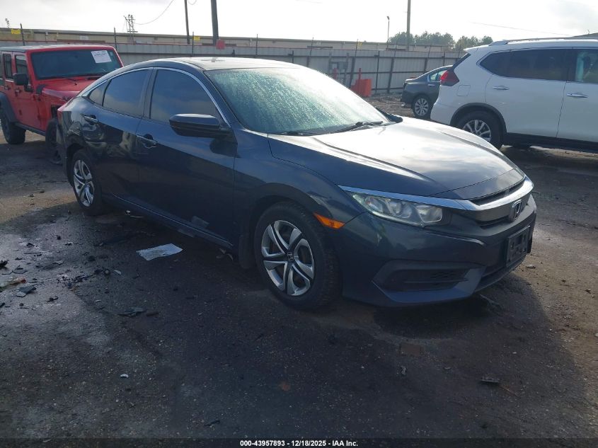 2017 Honda Civic Lx VIN: 19XFC2F58HE001013 Lot: 43957893