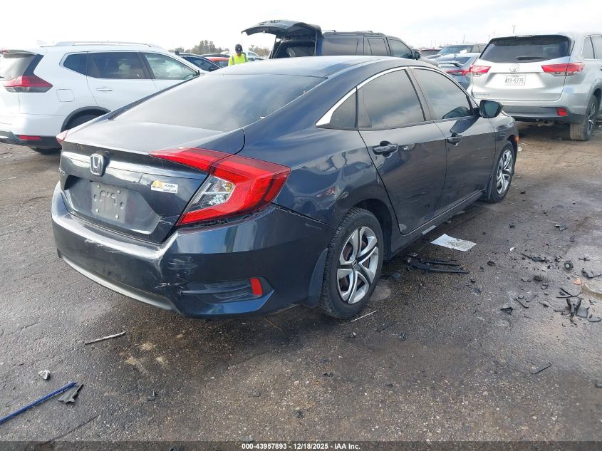 2017 Honda Civic Lx VIN: 19XFC2F58HE001013 Lot: 43957893